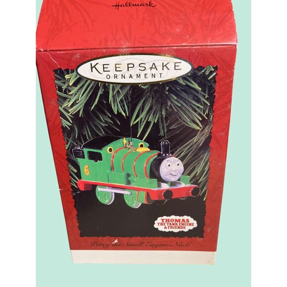 Hallmark 1996 Keepsake Ornament Percy The Small Engine No.6 Thomas & Friends - Picture 2 of 11